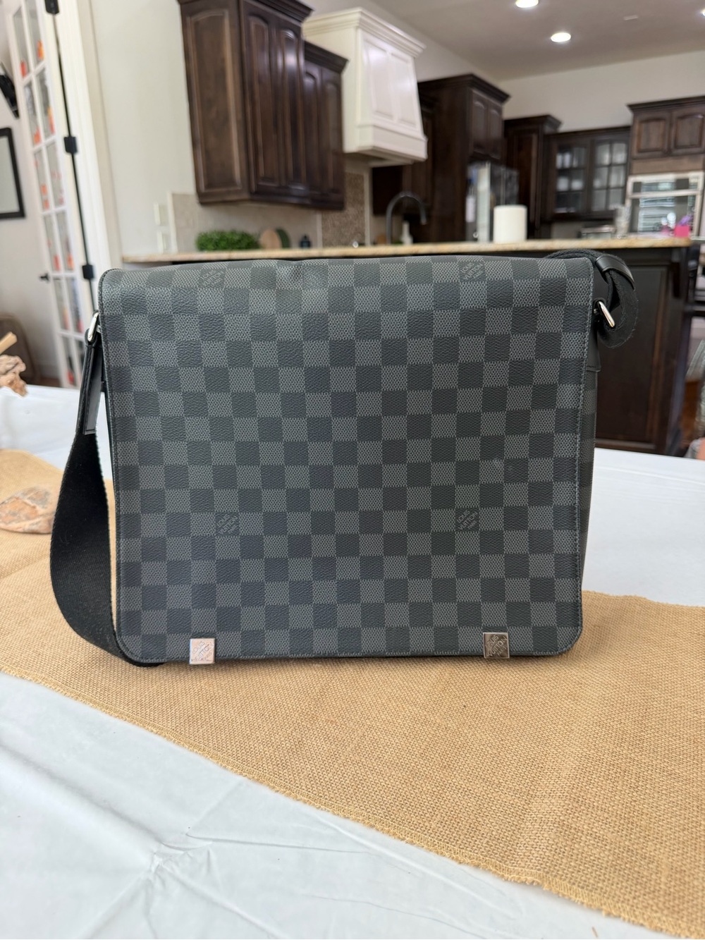 Louis Vuitton Damier Graphite District Messenger Bag